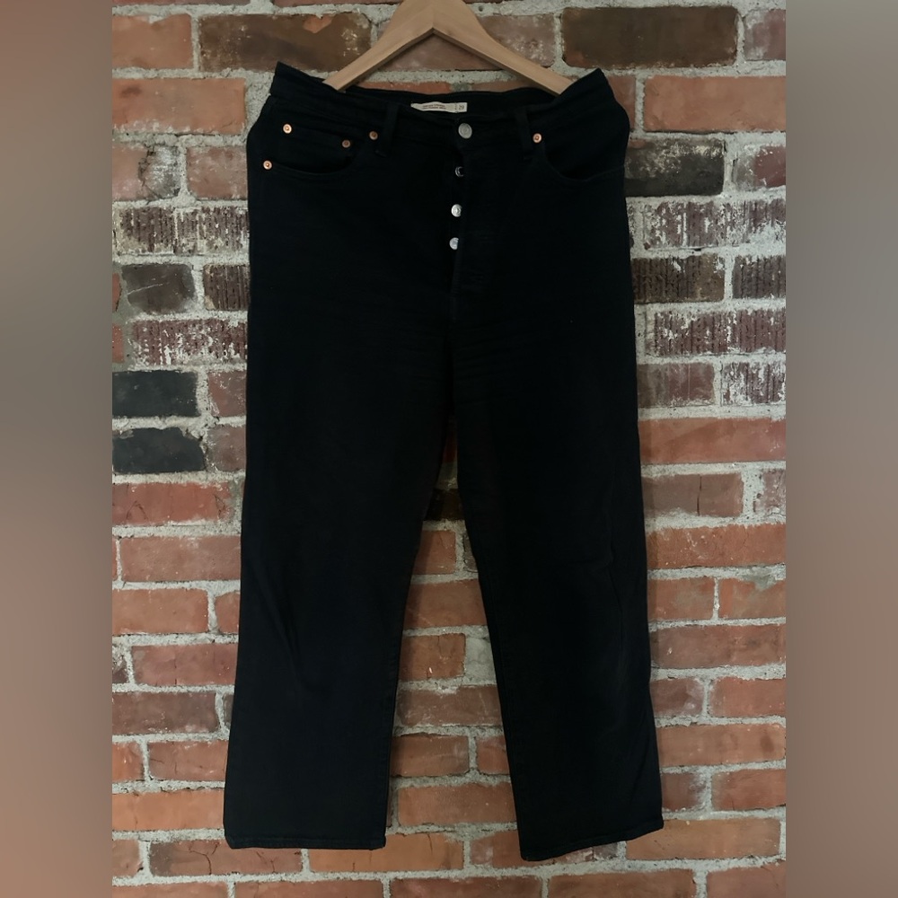 Levi Straight Ribcage Jeans